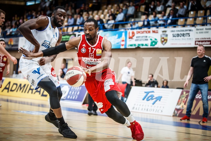 Basketball, ABL 2018/19, Playoff VF Spiel 1, Oberwart Gunners, BC Vienna, David Haughton (17)