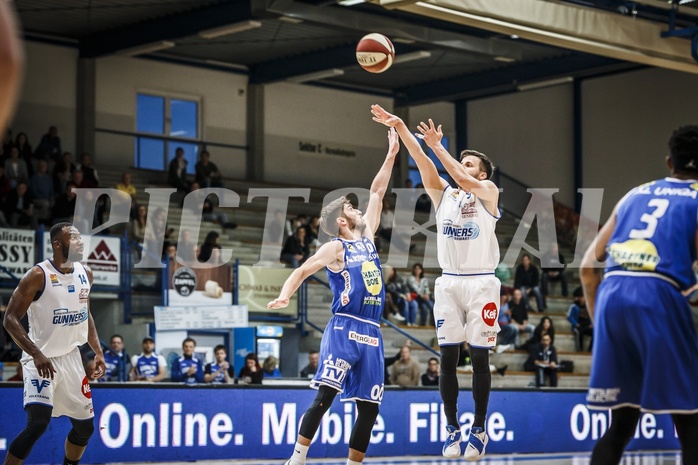 Basketball, ABL 2018/19, Playoff HF Spiel 1, Oberwart Gunners, Gmunden Swans, 