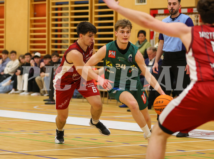 Basketball Zweite Liga 2023/24, Playoff Viertelfinale Spiel 1 Mistelbach Mustangs vs. Dornbirn Lions


