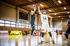 Basketball, Basketball Zweite Liga, Playoff: Viertelfinale 3. Spiel, Mattersburg Rocks, BBC Nord Dragonz, Fuad Memcic (44)