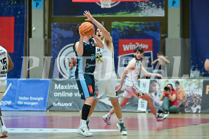 Basketball, Superliga 2023/24, Grunddurchgang 22. Runde, Flyers Wels vs. Vienna Timberwolves,
