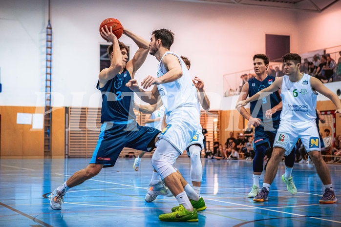 Basketball, Austria Cup 2022/23, Achtelfinale, Union Deutsch Wagram Alligators, Vienna D.C. Timberwolves, Jakob Lohr (12), Marko Goranovic (77)