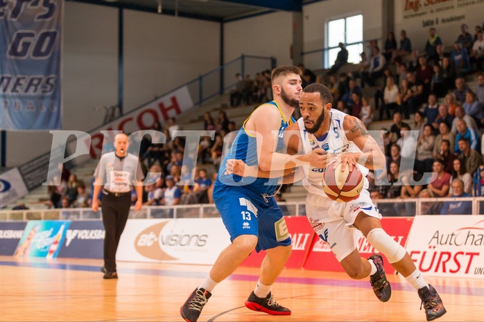 Basketball, ABL 2017/18, Grunddurchgang 2.Runde, Oberwart Gunners, UBSC Graz, Louis Dabney Jr. (5)