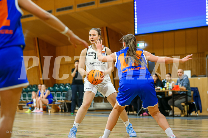 17.11.2024 Österreichischer Basketballverband 2024/25, SLWU19, Basket Flames UNION vs. BBU Salzburg