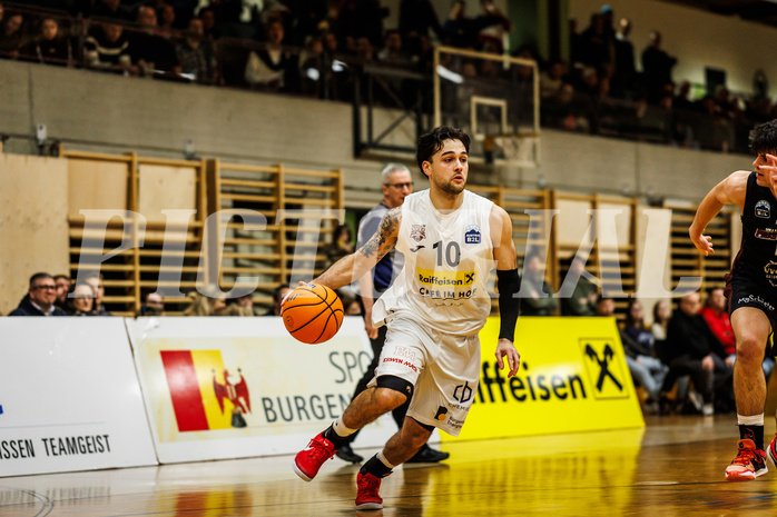 Basketball, Basketball Zweite Liga 2024/25, Grunddurchgang 17.Runde, Mattersburg Rocks, Mistelbach Mustangs, Julian Alper (10)