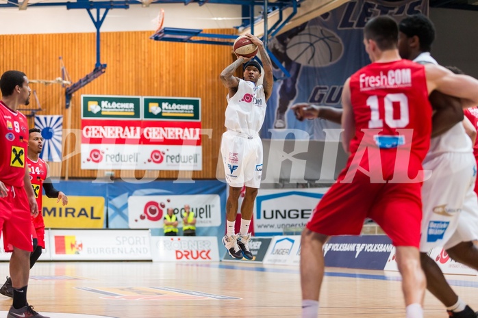 Basketball, ABL 2016/17, Playoff HF Spiel 1, Oberwart Gunners, WBC Wels, Derek Jackson Jr. (6)