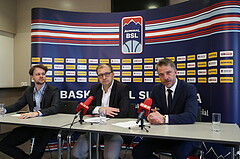 Basketball Superliga 2019/20, Pressekonferenz vs. 


