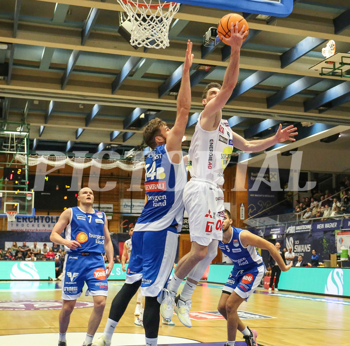 Basketball Superliga 2023/24, Grunddurchgang Runde 8 Gmunden Swans vs. Oberwart Gunners


