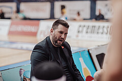 Basketball, Basketball Superliga 2023/24 , Qualifikationsrunde 4, Oberwart Gunners, BBC Nord Dragonz, Horst Leitner (Head Coach)