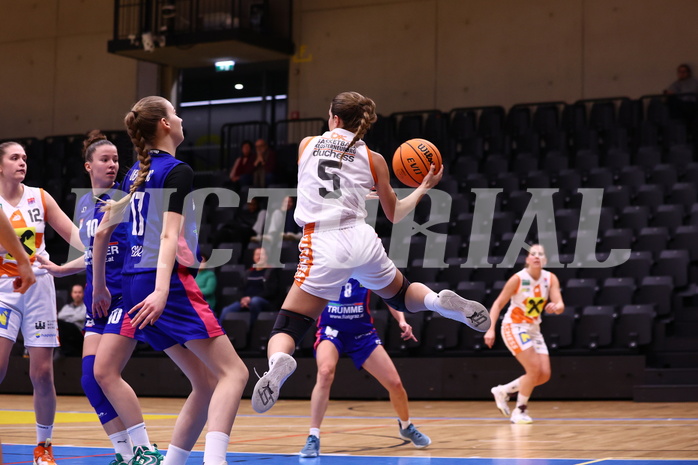 10.12.2023, Graz, Raiffeisen Sportpark, Basketball Damen Superliga 2023/24, Grunddurchgang 6.Runde, UBSC-DBBC Graz - BK Raiffeisen Duchess Klosterneuburg,  
