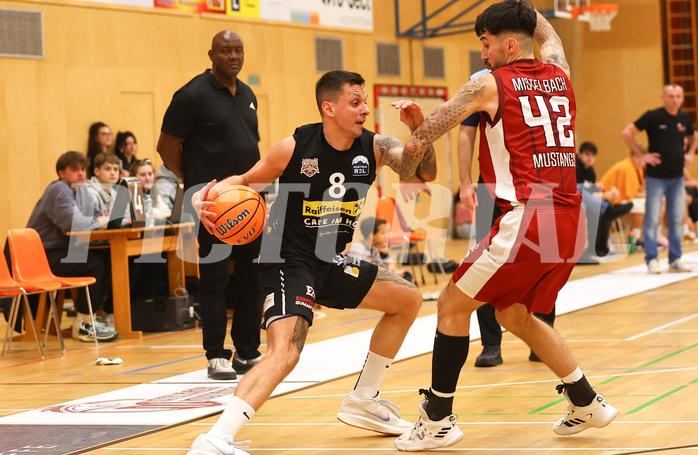 Basketball Zweite Liga 2024/25, Grunddurchgang 7.Runde Mistelbach Mustangs vs. Mattersburg Rocks