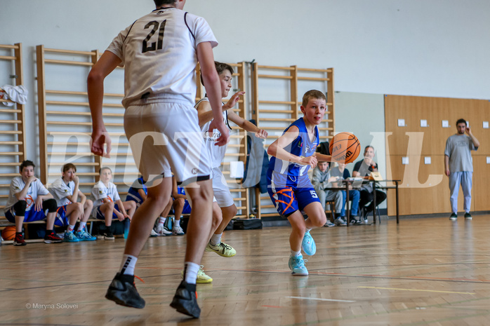 31.03.2025 Österreichischer Basketballverband 2024/25, SLMU14 Basket Flames WAT vs. FSN Baskets Wels
