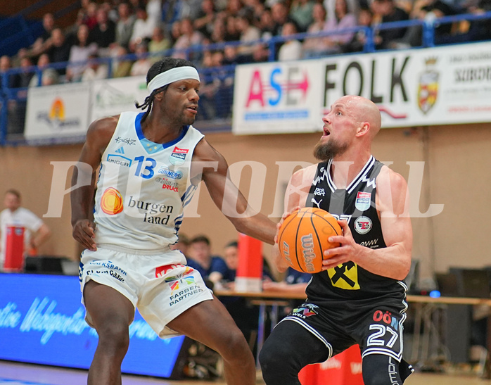Basketball Superliga 2024/25, 10.Plazierungsrunde Oberwart Gunners vs. Flyers Wels


