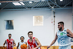 Basketball, Basketball Zweite Liga 2024/25, Grunddurchgang 1.Runde, Deutsch Wagram Alligators, Upper Austrian Ballers, Dominik Schachinger (9)