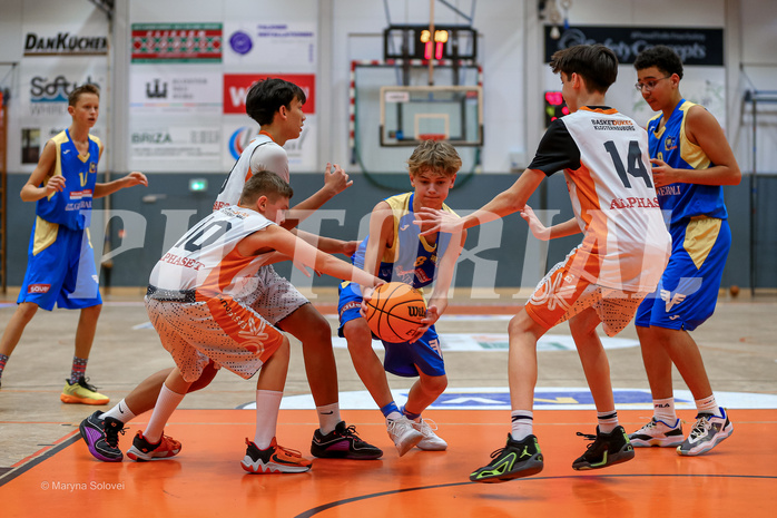 14.12.2024 Österreichischer Basketballverband 2024/25, SLMU14, Basket Dukes vs. SKN St. Pölten
