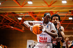 Basketball, win2day Basketball Superliga 2024/25, Grunddurchgang Runde 15, BBC Nord Dragonz, Kapfenberg Bulls, Peter Turay (12)