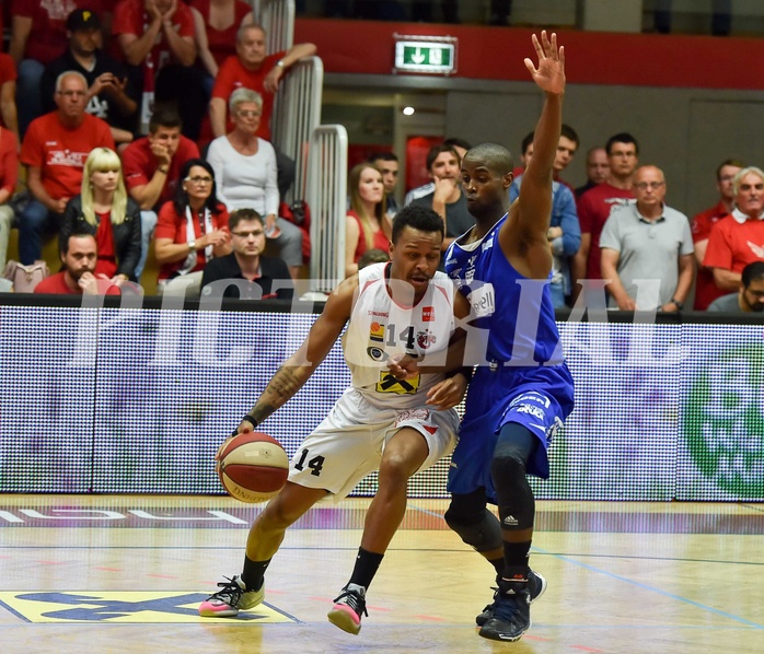 Basketball ABL 2015/16 Playoff Finale Spiel 3 WBC Wels vs Gunners Oberwart