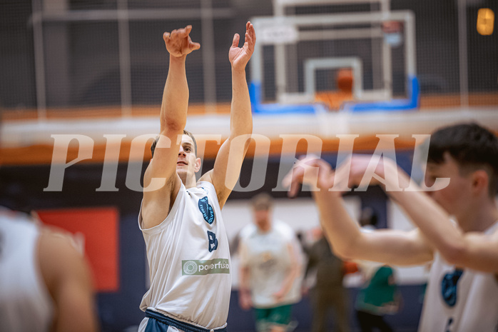 Basketball, Win2Day Superliga 2022/23, 9. Qualifikationsrunde, Vienna Timberwolves, Kapfenberg Bulls, Elias Wlasak (8)