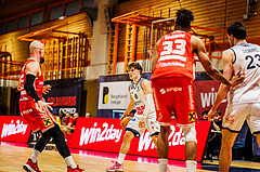 Basketball, win2day Basketball Superliga 2024/25, Grunddurchgang Runde 3, BBC Nord Dragonz, Flyers Wels, Valentin Pasterk (6)