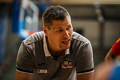 Basketball, bet-at-home Basketball Superliga 2021/22, Platzierungsrunde Spiel 4, Oberwart Gunners, SKN St. Pölten, Andreas Worenz (Head Coach)