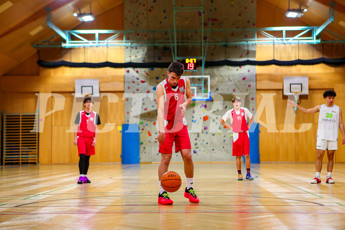26.11.2024 Österreichischer Basketballverband 2024/25, SLMU19 Basket Flames vs. Mattersburg Rocks