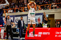 Basketball, win2day Basketball Superliga 2024/25, Grunddurchgang Runde 2, BBC Nord Dragonz, Klosterneuburg Dukes, Valentin Bauer (14)