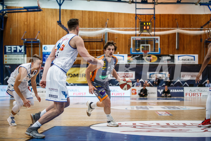 Basketball, Admiral Basketball Superliga 2019/20, Grunddurchgang 16.Runde, Oberwart Gunners, Klosterneuburg Dukes, Moritz Lanegger (6)