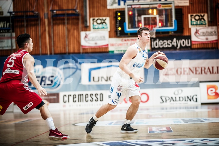 Basketball, ABL 2017/18, Grunddurchgang 27.Runde, Oberwart Gunners, BC Vienna, Jakob Szkutta (4)