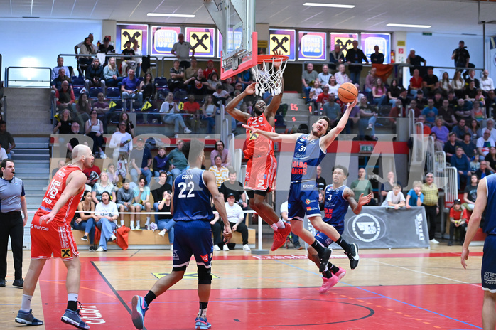 Basketball Superliga 2024/25, Playoff, Viertelfinale Spiel 1, Flyers Wels vs BBC Nord Dragonz,