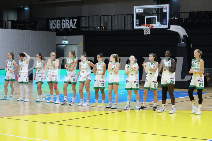 08.10.2022, Graz, Raiffeisen Sportpark, Basketball Damen Superliga 2022/23, Grunddurchgang 2.Runde, UBI Graz vs. DBB LZ OÖ ,  