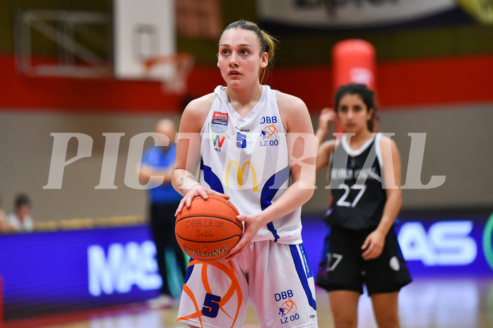 Basketball Superliga 2022/23, Grunddurchgang 4.Runde,
DBB LZ OÖ vs Vienna United Women



