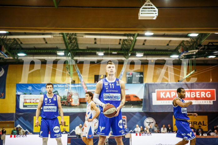 Basketball, Admiral Basketball Superliga 2019/20, Grunddurchgang 10.Runde, Kapfenberg Bulls, Oberwart Gunners, Saimon Sutt (11)