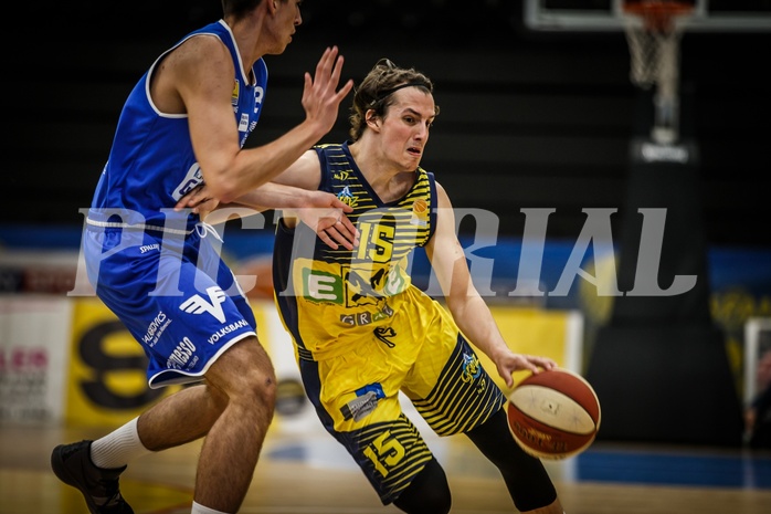 Basketball, ABL 2018/19, Grunddurchgang 36.Runde, UBSC Graz, Oberwart Gunners, Fabian Richter (15)
