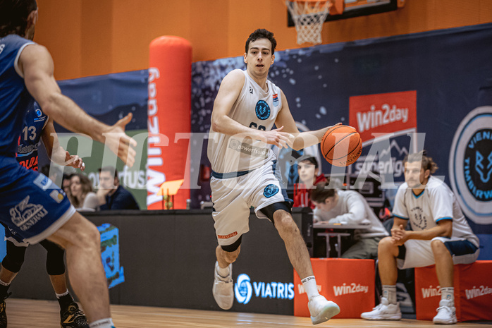 Basketball, Win2Day Superliga 2022/23, 7. Qualifikationsrunde, Vienna Timberwolves, BBC Nord Dragonz, Paul Rotter (66)