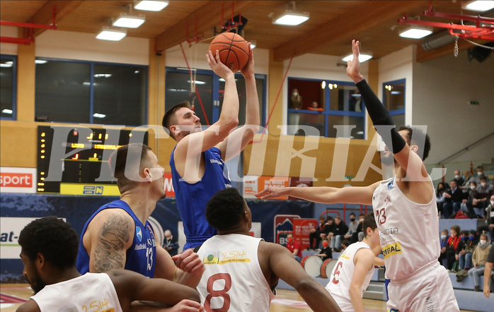 Basketball Superliaga 2021/22, Grunddurchgang 16.Runde Traiskirchen Lions vs. D.C. Timberwolves