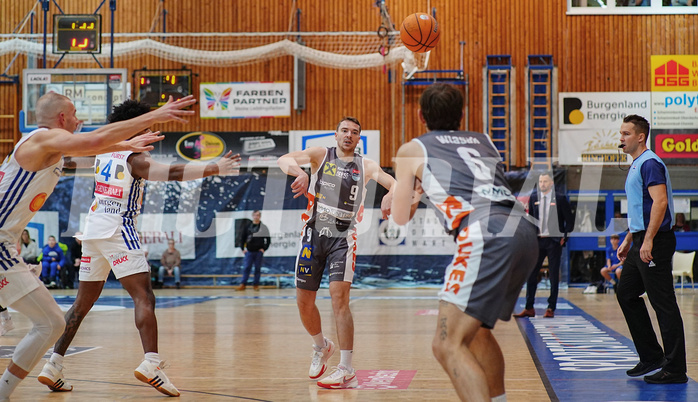 Basketball Superliga 2024/25, Grunddurchgang 13.Runde Oberwart Gunners vs. KLosterneuburg Dukes