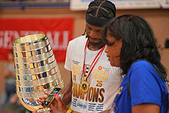 Basketball, Basketball Superliga 2024/25, Playoffs, Finale Spiel 1, Oberwart Gunners vs. BBC Nord Dragonz