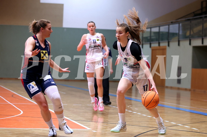 20.03.2024, Graz, Unionhalle A, Basketball Damen Superliga 2023/24, Semifinale, UBSC-DBBC Graz - SKN St. Pölten Frauen,  
