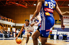 Basketball, win2day Basketball Superliga 2024/25, Grunddurchgang Runde 9, BBC Nord Dragonz, Oberwart Gunners, Rayshawn Mart (3)