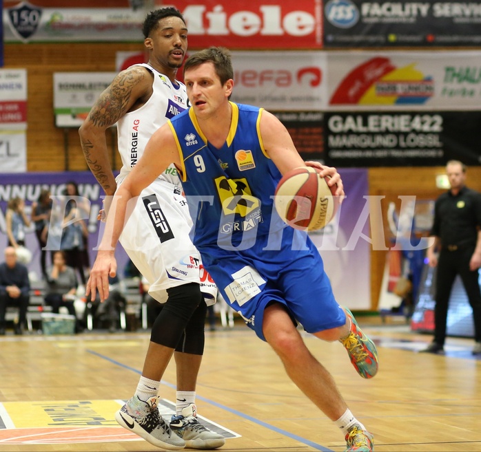 Basketball ABL 2015/16 Grunddurchgang 21.Runde Gmunden Swans vs. UBSC Graz