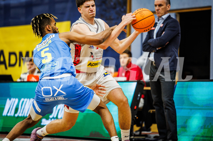 Basketball, Basketball Austria Cup 2023/24, Viertelfinale, Traiskirchen Lions, SKN St. Pölten, Aleksej Kostic (6)