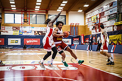 Basketball, win2day Basketball Superliga 2022/23, Grunddurchgang 1.Runde, Traiskirchen Lions, BC GGMT Vienna, Evan Taylor (10)