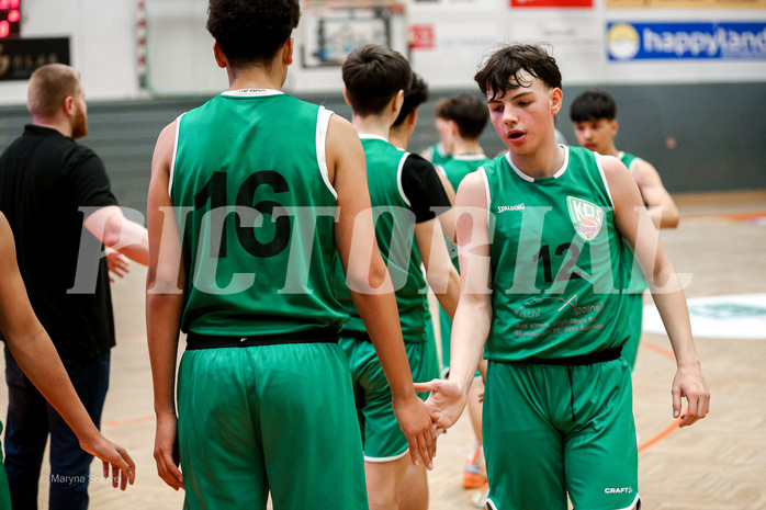 29.03.2025 Österreichischer Basketballverband 2024/25, SLMU16, Basket Dukes vs. KOS Celovec