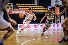 Basketball, Win2Day Superliga 2023/24, Grunddurchgang 18.Runde, BC Vienna, Klosterneuburg Dukes, Bogic Vujosevic (5)