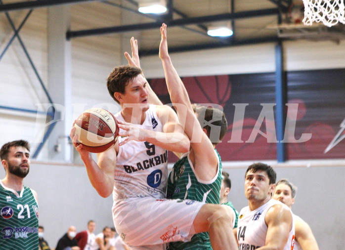 Basketball 2.Bundesliga 2020/21 Grunddurchgang 11.Runde  Jennersdorf Blackbirds vs KOS Celovec