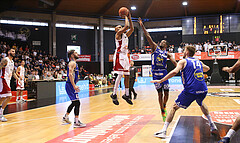 Basketball Superliga 2021/22, Finale Spiel 1 BC Vienna vs. Gmunden Swans
