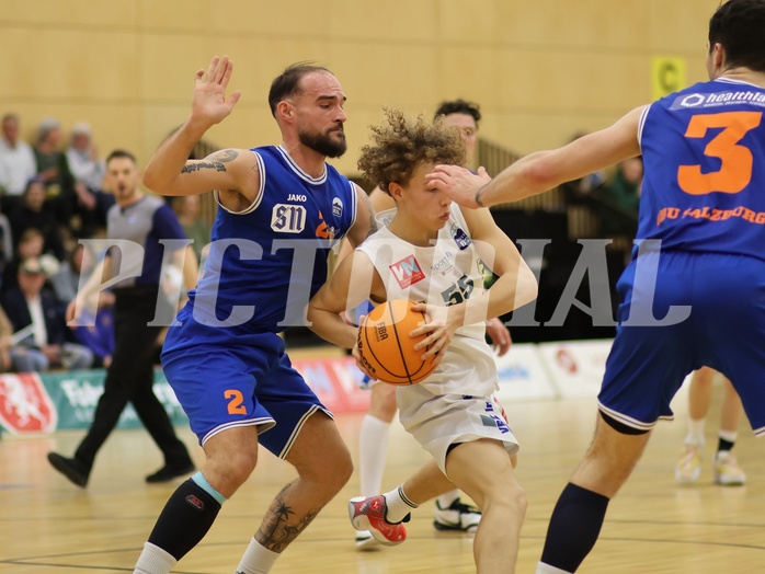 Basketball Zweite Liga 2023/24, Grunddurchgang 19.Runde Dornbirn Lions vs. BBU Salzburg