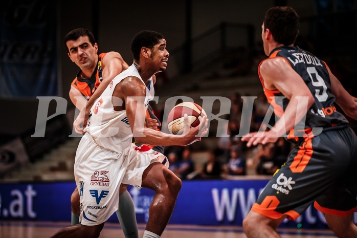 Basketball, ABL 2017/18, Grunddurchgang 35.Runde, Oberwart Gunners, Klosterneuburg Dukes, Gregg Denzel (9)