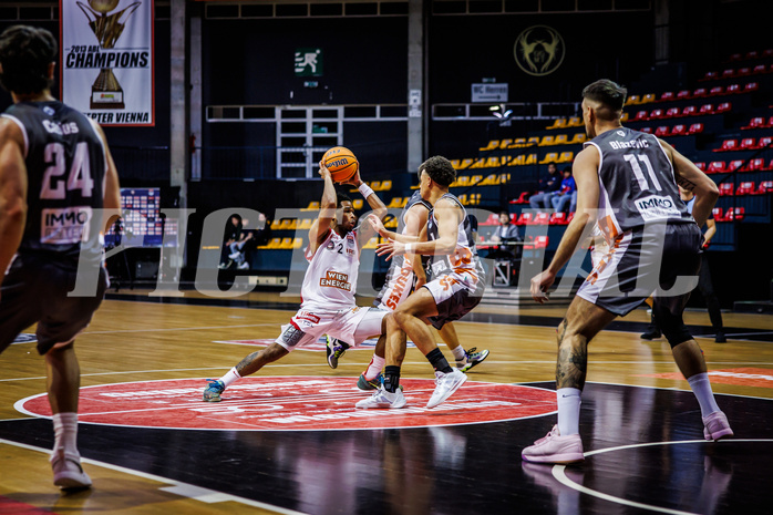 Basketball, Win2Day Superliga 2024/25, Grunddurchgang 7.Runde, BC Vienna, Klosterneuburg Dukes, Zac Owens (2)