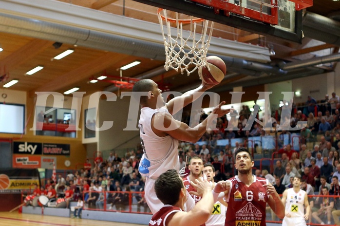 Basketball ABL 2015/16 Grunddurchgang 35.Runde Traiskirchen Lions vs. WBC Wels